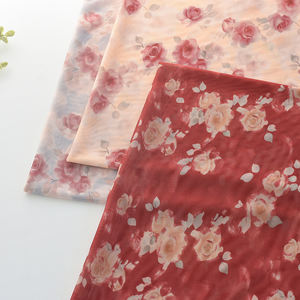 <span class=keywords><strong>Tela</strong></span> de Malla Elástica Estampada con Rosas de Alta Calidad, <span class=keywords><strong>Tela</strong></span> de Encaje Súper Suave para Mujer - Product Image 1