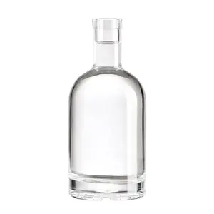 ガラスコルク付きカスタムクリアエンプティ日本ブレンドウイスキー750mlガラスサントリーボトル