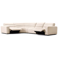 Canapés de luxe haut de gamme pour salon, en tissu, avec fonction de relaxation électrique, personnalisables pour villa, mobilier d'intérieur moderne