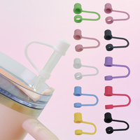 Couvre-pailles en silicone de qualité alimentaire 10 mm, anti-poussière, sûrs, réutilisables, écologiques, lavables, pour pailles à thé et autres ustensiles de boisson