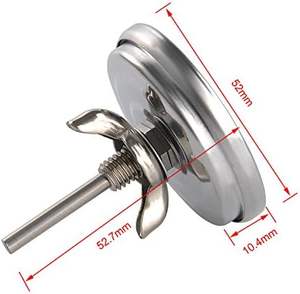 Termómetro de Horno Profesional de Metal, Duradero, sin Baterías, para Uso Doméstico y en Panaderías - Product Image 3