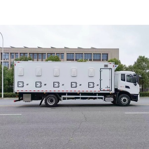 รถบรรทุกขนส่งไก่ Dongfeng 4*2 ยอดขายดีจากจีน รถบรรทุกขนส่งสัตว์ปีกขนาดเล็กแบบใหม่ รถบรรทุกไก่ตู้เย็น ดีเซล เบนซิน - Product Image 5