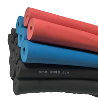 Tube d'isolation en mousse de caoutchouc NBR, imperméable, ignifuge, isolation thermique pour les systèmes de tuyauterie frigorifique