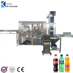 Automatic 3 in 1 Glass Plastic Bottle Carbonated Sparkling Soda Water Carbonator Mixer Bottling System Filling Machine