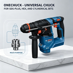 <span class=keywords><strong>Martillo</strong></span> Rotatorio Inalámbrico <span class=keywords><strong>Bosch</strong></span> GBH 18V-18X, Motor sin Escobillas de 18V, ONECHUCK, Perforación de Concreto de 18 mm, Herramienta Eléctrica de Impacto de 1.5J - Product Image 4