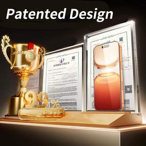อุปกรณ์ติดฟิล์มกันรอยหน้าจอ OEM 2.5D Ultra-Thin แบบจัดตำแหน่งอัตโนมัติ สำหรับรุ่น 18 ซีรีส์ กระจกนิรภัย 9H ติดตั้งง่าย กล่องป้องกันฝุ่น แบบกำหนดเองได้ - Product Image 5