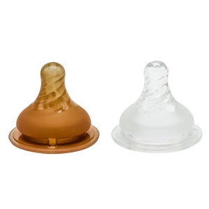 En gros <span class=keywords><strong>Caoutchouc</strong></span> De Silicone Liquide Marron Bébé Mamelon de <span class=keywords><strong>Biberon</strong></span> Pour Bébé - Product Image 3