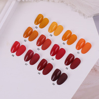 Kit de Vernis à Ongles Gel UV Permanent Végétalien en Vrac 15ml pour Marques Distributeurs avec Charte de Couleurs