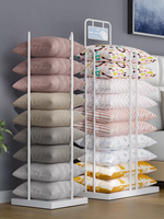 Étagère de présentation pour linge de maison, magasin de meubles, présentoir pour foulards et draps, support en bois pour oreillers, étagères de rangement pour housses de couette