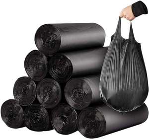 ถุงขยะพลาสติกพิมพ์ลายตามสั่งแบบม้วนพร้อมเชือกรูดสำหรับถังขยะ - Product Image 1