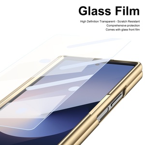 Étui de téléphone portable en cuir électroplaqué de luxe pour Samsung <span class=keywords><strong>Z</strong></span> Fold 3 <span class=keywords><strong>4</strong></span> 5 6 W25 avec stylet intégré et film de protection en verre - Product Image 6