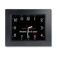 Horloges de démence de calendrier LCD numérique de 8 pouces certifiées CE ROHS FCC avec fonction de cadre photo numérique à mouvement électronique
