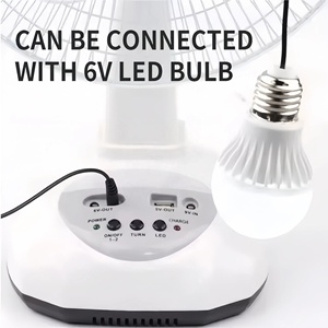 Nhà Máy Trực Tiếp Giá Bán Buôn Năng Lượng Mặt Trời Sạc <span class=keywords><strong>Fan</strong></span> Set Với Lắc Đầu Và Ánh Sáng Bảng <span class=keywords><strong>Fan</strong></span> Hâm Mộ, Đông Nam Á Hot Bán 12 Inch - Product Image 4