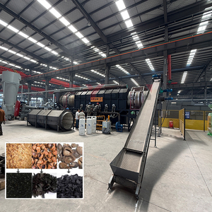 Multi-Feedstock Biomass Charcoal Making Machine for Coconut Shell Wood Rice Husk Bamboo Palm Kernel Shell - Product Image 1