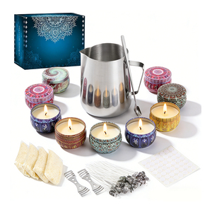 Moules à bougies en silicone parfumés, formes de fleurs et de papillons, fournitures créatives pour la fabrication de bougies, kit de démarrage pour atelier artisanal - Product Image 1