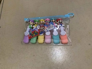 (Toptan) 144 adet/kutu okul kırtasiye Students mi floresan işaret kalemi 6 su renk benim öğrenciler için melodi vurgulayıcı kalem - Product Image 3