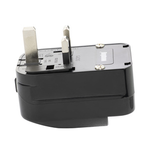 Wonplug 2025 Adaptador de viaje Adaptador de enchufe fusionado Negro para viajar en <span class=keywords><strong>España</strong></span> Suecia Reino Unido Corea del Sur y Malasia Nueva idea de producto - Product Image 4