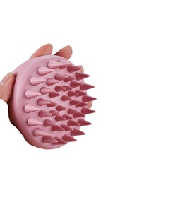 Cepillo de Masaje para Cabello Ecológico de Paja de Trigo, Cepillo Masajeador de Silicona para Cuero Cabelludo, Cepillo para Lavar el Cabello - Product Image 5