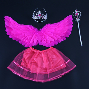 Alas de Ángel de Plumas para Niños y Adultos, Accesorios para Escenario, Halloween, Venta al por Mayor - Product Image 5