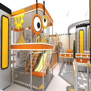 Parc d'aventure intérieur pour enfants avec parcours en haute altitude, design personnalisé direct usine, <span class=keywords><strong>Mario</strong></span> Zip Line, mur d'escalade et toboggan - Product Image 1