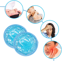 Mini-pochette de gel réutilisable en flanelle avec support PVC, chaud/froid, 12,7x12,7cm, pour premiers secours, récupération des blessures, douleurs musculaires