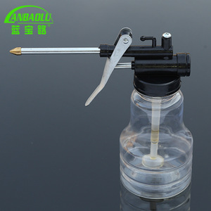 Pistolet à huile manuel Lanbaolu 250 ml en plastique transparent pour la réparation de machines et d'automobiles avec buse en laiton - Product Image 4