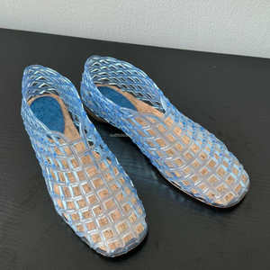 Diseño de jaula moldeada, fila Original de alta calidad con etiquetas, vestido de verano, sandalias de gelatina, zapatos de bailarina, bailarinas de red para mujer - Product Image 4