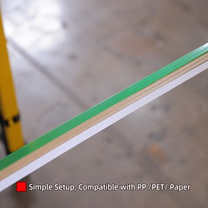 Máquina flejadora de bobinas en línea de alta resistencia, equipo automático de unión de bandas de PP y PET para el embalaje de bobinas metálicas - Product Image 5