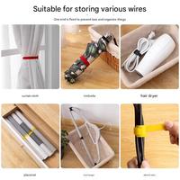 Attaches-câbles réutilisables à boucles auto-agrippantes, largeur 12 mm, longueur 200 mm, sangles Velcro ajustables pour la gestion des câbles de serveurs de centre de données