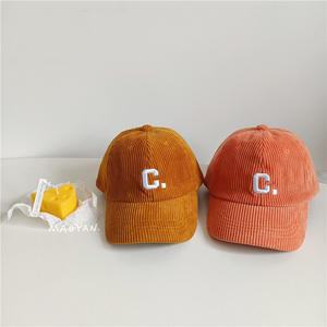 男女通用冬季棒球帽韩版灯芯绒嘻哈帽子刺绣字母牛仔男女形象风格 - Product Image 3