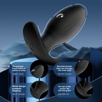 Stimulateur de prostate masculin à micro-courant, plug anal électrique, jouet SM pour adultes, stimulation du point G, silicone liquide IPX7