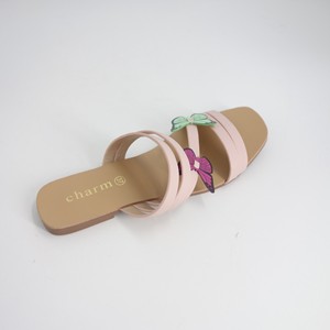 Sandales de plage personnalisées avec papillons pour femmes, pour dames, pantoufles de plage, vente en gros, été, - Product Image 4