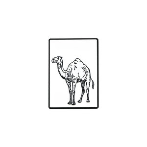 Souvenir turistico animali cammello spilla con bandiera saudita cappello a spilla in smalto in metallo borsa decorativa in lega distintivo gioielli regali - Product Image 5