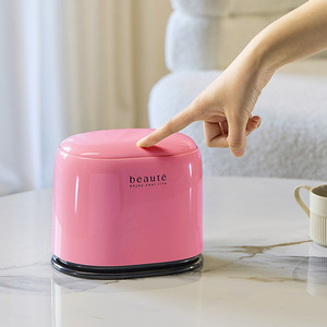 ถังขยะพลาสติกแบบตั้งโต๊ะขนาดเล็กถังขยะขนาดเล็กแบบกดฝาสีได้ออกแบบเอง - Product Image 2