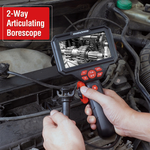 Endoscopio Profesional de Inspección de Motores de Automóviles y Camiones con Pantalla de 5 Pulgadas, Cámara con Zoom, Endoscopio de Video Articulado Bidireccional Portátil OEM - Product Image 5