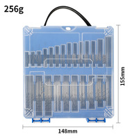 Dr. Ensemble de forets hélicoïdaux géants de 150 pièces plaqués titane, tige de 1/4 po, 1-3 mm, personnalisable ODM, petit kit de perçage électrique pour le bricolage et le travail du bois