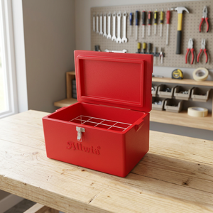 35L Red Insulated Cooler Box ABS Ice <b>Chest</b> Square Lockable <b>Storage</b> <b>Chest</b> for Food Beverage Outdoor Use - Product Image 4