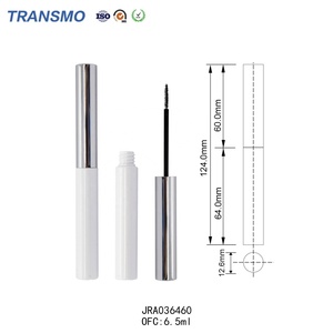 Emballage personnalisé pour gel à sourcils, tubes de mascara argentés 5 ml, conteneur de gel à sourcils - Product Image 2