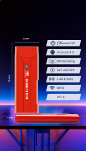 Zoku G1 Ретро Классическая игровая палка с двумя системами беспроводной контроллер 30000 HD видеоигровой консоли встроенный эмулятор Доступен Красный - Product Image 3