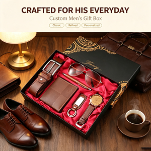 Set Regalo di <span class=keywords><strong>Lusso</strong></span> 6 in 1 per Uomo d'Affari: Orologio, Portafoglio, Cintura, Occhiali da Sole, Penna, <span class=keywords><strong>Portachiavi</strong></span> - Regalo Aziendale - Product Image 3