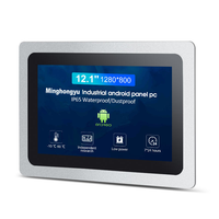 Panel PC Industrial de 12.1'' con Pantalla Táctil Android/Linux, Monitor LCD Integrado de Marco Abierto Resistente al Agua - En Stock