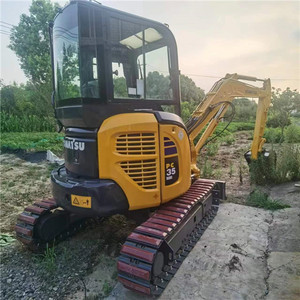 รถขุดโคมัตสึมือสองรุ่นใหม่มาถึงแล้ว PC35MR-2 ปี 2018 น้ำหนัก 3.5 ตัน นำเข้าจากญี่ปุ่น เครื่องยนต์ 3D88E-5 กำลัง 21.7 กิโลวัตต์ ความจุบุ้งกี๋ 0.2 ลูกบาศก์เมตร - Product Image 5