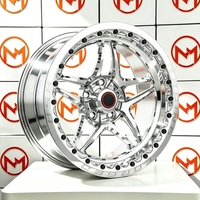 Jantes en alliage Maxtera Forged Custom Beadlock Weld S81 Drag Racing pour Mustang Dodge Corvette Camaro GTR Supra Cadillac F-150