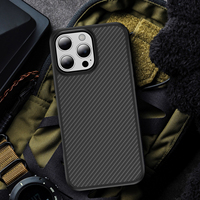 Funda de fibra de carbono a prueba de golpes para Apple iPhone 16 Pro Max 16E 17Air 15 14 Plus 13 12 Mini 11, carcasa antideslizante para teléfono