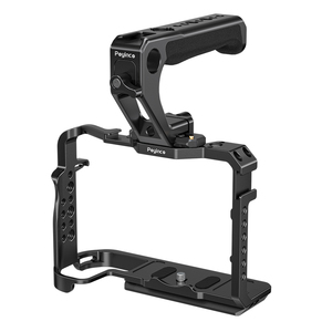 Kit de cage pour appareil photo portable en alliage d'aluminium avec poignée supérieure pour <span class=keywords><strong>Canon</strong></span> <span class=keywords><strong>EOS</strong></span> R5 <span class=keywords><strong>R5C</strong></span> R6 R6 Mark II - Product Image 1