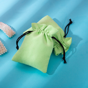 Jewelry Velvet Bag Rectangular 8x10cm 15x20cm 10x15cm 13x18cm 9x12cm 7x9cm 12x16cm <b>Drawstring</b> Storage <b>Pouch</b> For Rings Cosmetics - Product Image 1