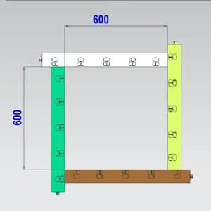 Stampi in Plastica Riutilizzabili Cinesi, Utilizzati per la Costruzione di Muri, Colonne e Solette di Edifici in Cemento - Product Image 5