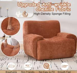 Canapé-lit <span class=keywords><strong>convertible</strong></span> surdimensionné très populaire, sans armature, en forme de nuage, fauteuil d'appoint pour appartement, salon, lecture - Design moderne - Product Image 4