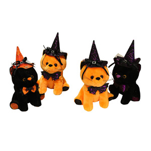 <span class=keywords><strong>2025</strong></span> Tùy Chỉnh Màu Đen Mèo Nhồi Bông Đồ Chơi Sang Trọng Halloween Trang Phục Động Vật Đồ Chơi Sang Trọng Nhồi Bông Màu Cam Halloween Mèo Đồ Chơi - Product Image 6