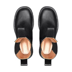 Custom Chunky Chelsea <b>Ankle</b> Boots Autumn Waterproof Breathable Warm Elastic Side Slip on Ladies - Product Image 3